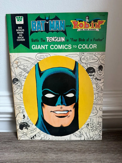 Batman & Robin Penguin "Four Birds of a Feather" - Giant Comics to Color UNUSED