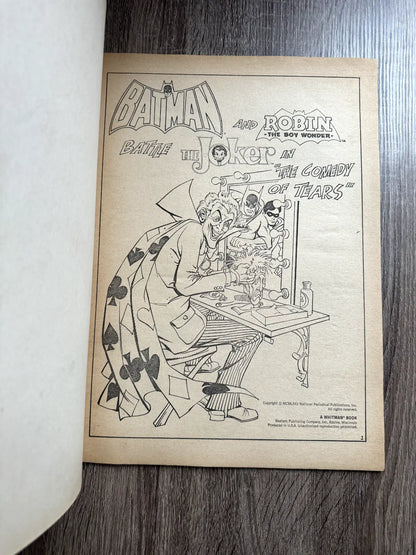 Batman and Robin Battle Joker "Comedy of Tears" - Giant Comics to Color - UNUSED